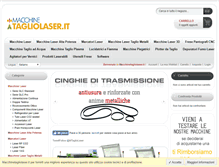 Tablet Screenshot of macchinetagliolaser.it